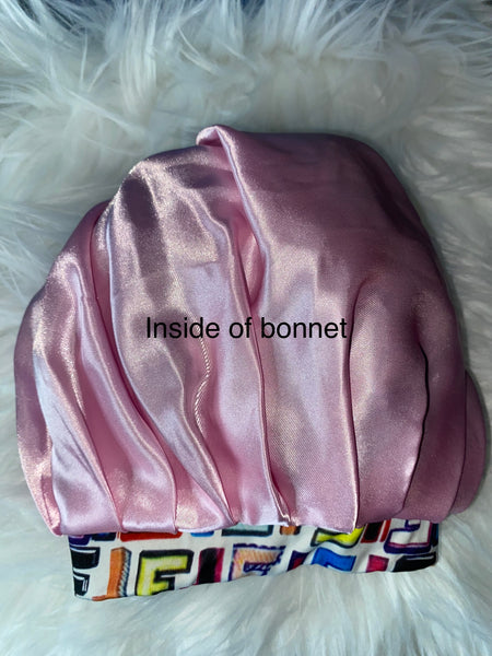 Double Layered Designer Inspired Bonnets